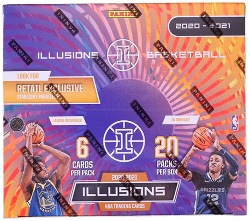 2020/21 Panini Illusions Basketball Retail 20-Pack Box