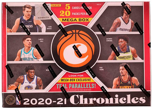 2020/21 Panini Chronicles Basketball Mega Box - Teal Parallels