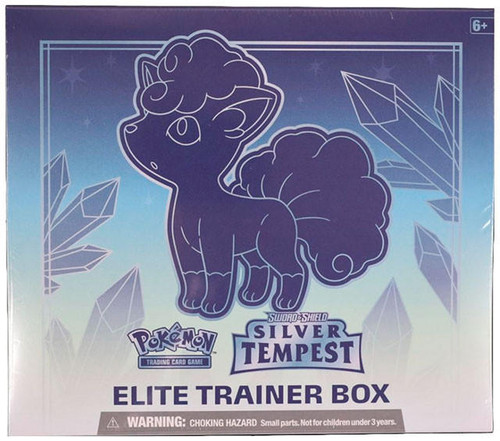 Pokemon Sword & Shield Silver Tempest Elite Trainer Box