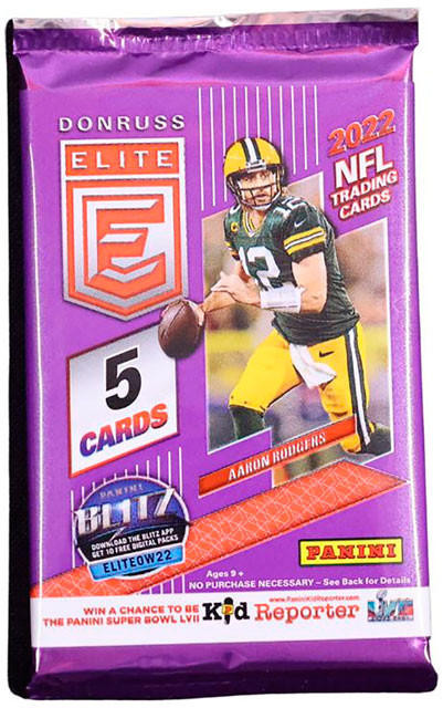 2022 Panini Donruss Elite Football Hobby Pack