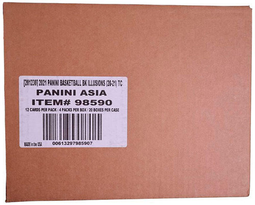 2020/21 Panini Illusions Basketball Tmall Edition 20 Box Case