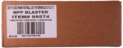 2021 Panini Chronicles Football Blaster 20 Box Case