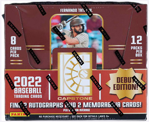 2022 Panini Capstone Baseball Hobby Box