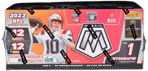 2022 Panini Mosaic Football No Huddle Box