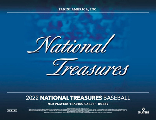 2022 Panini National Treasures Baseball Hobby Box