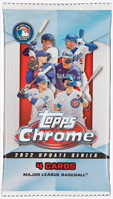 2022 Topps Chrome Update Series Baseball Hobby Pack