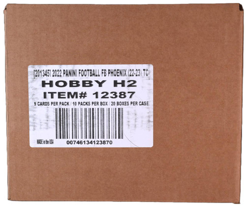 2022 Panini Phoenix Football H2 20 Box Case