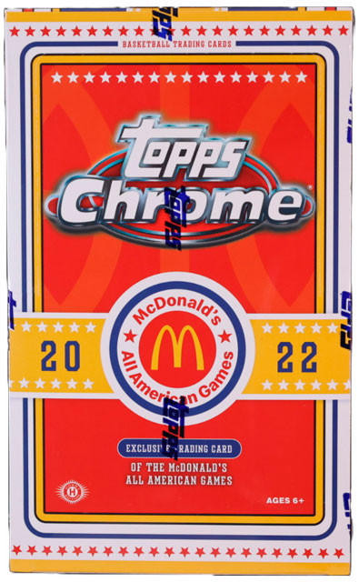 2022 Topps Chrome McDonaldâ€™s All American Basketball Hobby Box
