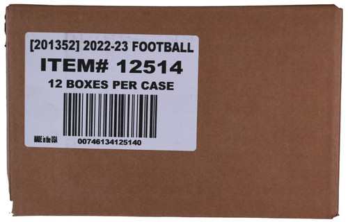 2022 Panini Donruss Optic Football Hobby 12 Box Case