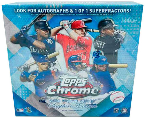 2020 Topps Chrome Update Sapphire Edition Baseball Box