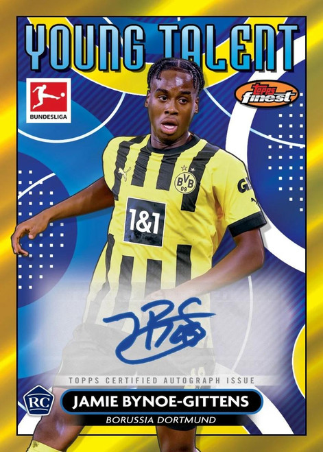2022/23 Topps Finest Bundesliga Soccer Hobby 8 Box Case