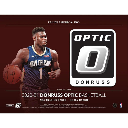 2020/21 Panini Donruss Optic Basketball Hybrid H2 20 Box Case