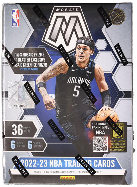 2022/23 Panini Mosaic Basketball Blaster Box (Green Ice)