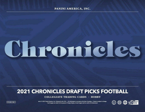 2021 Panini Chronicles Draft Picks Collegiate Football Hobby 16 Box Case