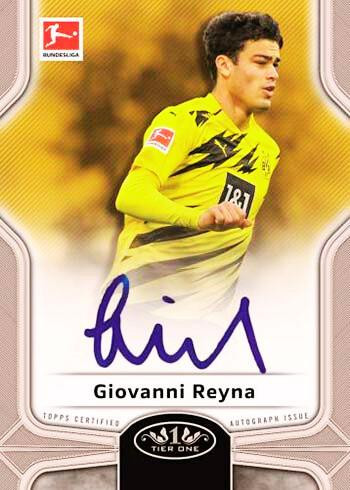 2021 Topps Tier One Bundesliga Soccer Hobby Box