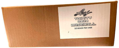 2020 Leaf Trinity Baseball Hobby 12 Box Case