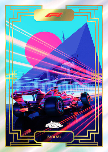 2023 Topps Chrome Formula 1 Racing Hobby 12 Box Case