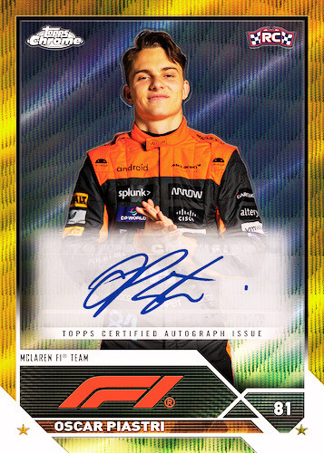 2023 Topps Chrome Formula 1 Racing Hobby Box