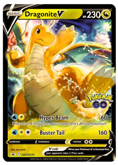 Pokemon GO Premier Deck Holder Collection Dragonite VSTAR Box Pokemon GO Premier Deck Holder Collection Dragonite VSTAR Box