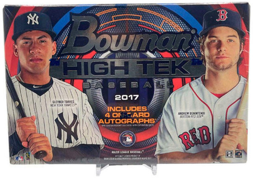 2017 Bowman High Tek Baseball Hobby Box