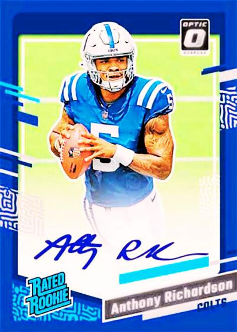 Rated Rookie Signatures Blue