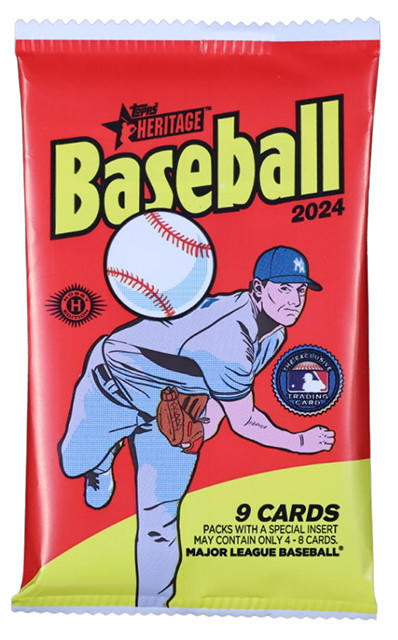 2024 Topps Heritage Baseball Hobby Pack