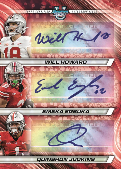 2024 Bowman's Best University Football Hobby Box