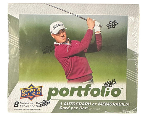 2024 Upper Deck Portfolio Golf Hobby Box