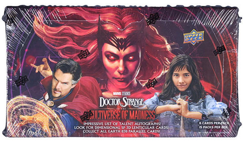 2023 Upper Deck Marvel Studios Doctor Strange Multiverse Madness Hobby Box