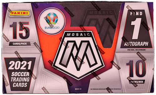 2020/21 Panini Mosaic UEFA Euro Soccer Hobby Box