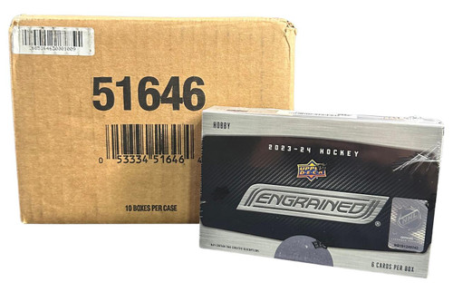2023/24 Upper Deck Engrained Hockey Hobby 10 Box Case