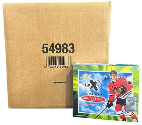 2023/24 Upper Deck E-X 2000 Hockey Hobby 12 Box Case