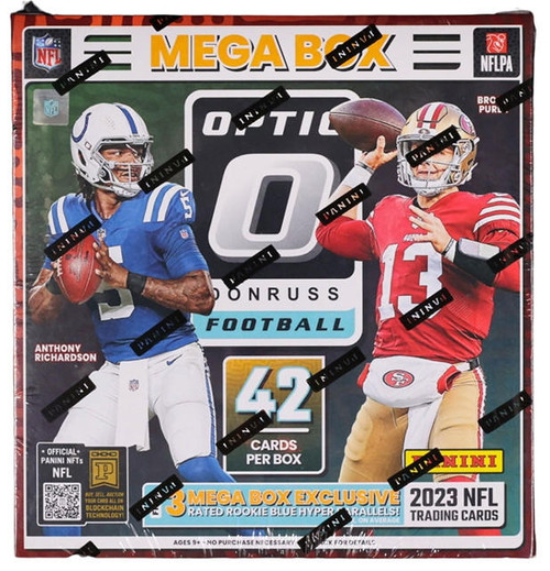 2023 Panini Donruss Optic Football Mega Box (Blue Hyper Parallels)