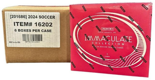2023/24 Panini Immaculate Soccer Hobby 6 Box Case
