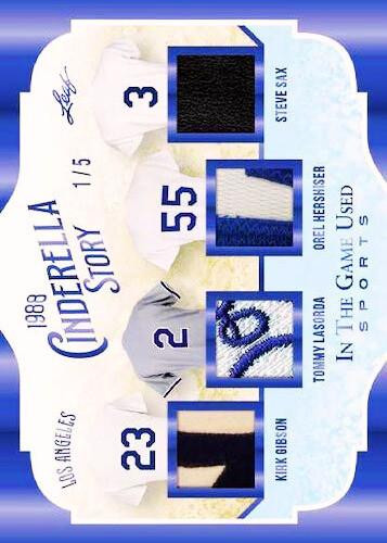 2022 Leaf In The Game Used Multi-Sport Hobby Box