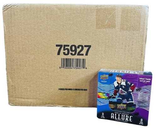 2024/25 Upper Deck Allure Hockey Hobby 18 Box Case