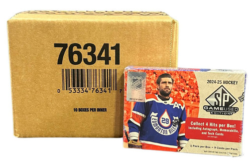 2024/25 Upper Deck SP Game Used Hockey Hobby 10 Box Case