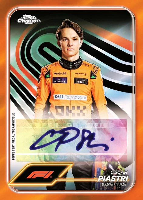 Topps Chrome Autograph – Orange Refactor