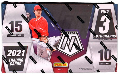 2021 Panini Mosaic Baseball Hobby Box