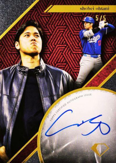 Diamond Drip Autograph Card Red Parallel