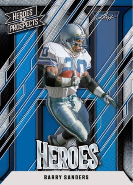 2024 Leaf Heroes & Prospects Football Hobby 12 Box Case