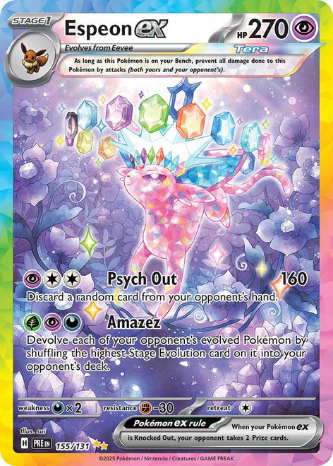 Pokemon Scarlet & Violet Prismatic Evolutions Binder Collection Box