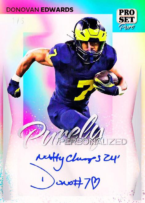 2024 Leaf Pro Set Pure Football Solo Plus 42 Pack Case