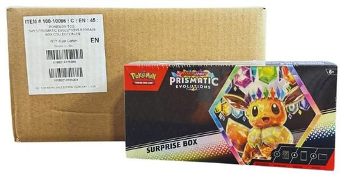Pokemon Scarlet & Violet Prismatic Evolutions Suprise 6 Box Case