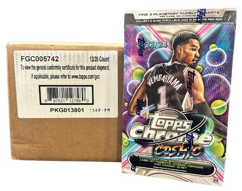 2024 Topps Cosmic Chrome Basketball Hobby 12 Box