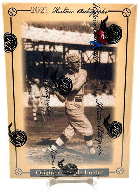 2021 Historic Autographs Originals Triple Folders Baseball Box