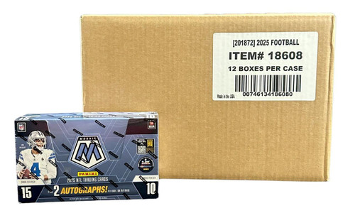 2025 Panini Mosaic Football Hobby 12 Box Case