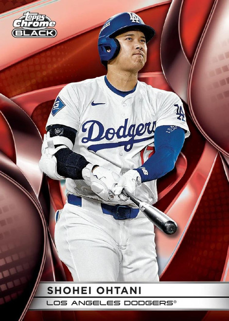 2025 Topps Chrome Black Baseball Hobby 12 Box Case