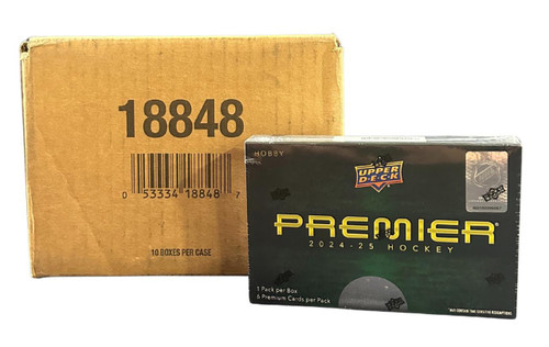 2024/25 Upper Deck Premier Hockey Hobby 10 Box Case