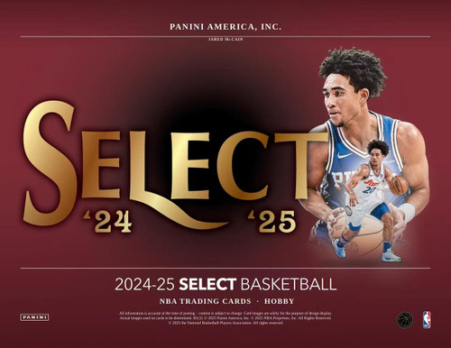 2024/25 Panini Select Basketball 1st Off The Line Hobby 12 Box Case
